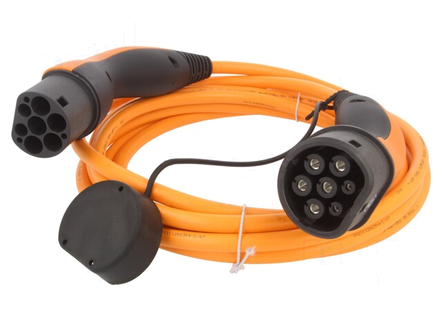 Kabel: eMobility; 1x0,5mm2,5x2,5mm2; 440V; 11kW; IP55; 5m; 20A Kabel: eMobility; 1x0,5mm2,5x2,5mm2; 440V; 11kW; IP55; 5m; 20A